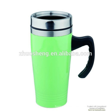 16OZ Double paroi SS Travel Mug, tasse Thermos, tasse à café, tasse en plastique